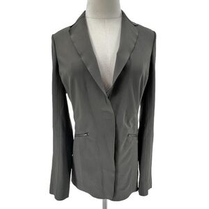 Athleta Gray Blazer Jacket Size 2 Women's